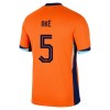 Original Fußballtrikot Niederlande Ake 5 Heimtrikot EURO 2024 Für Herren